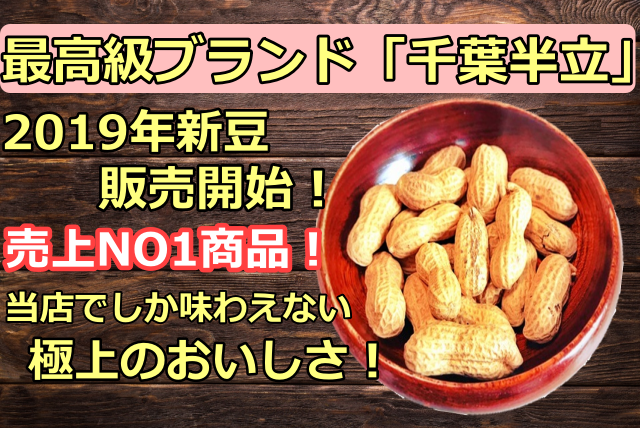 から煎り落花生千葉半立