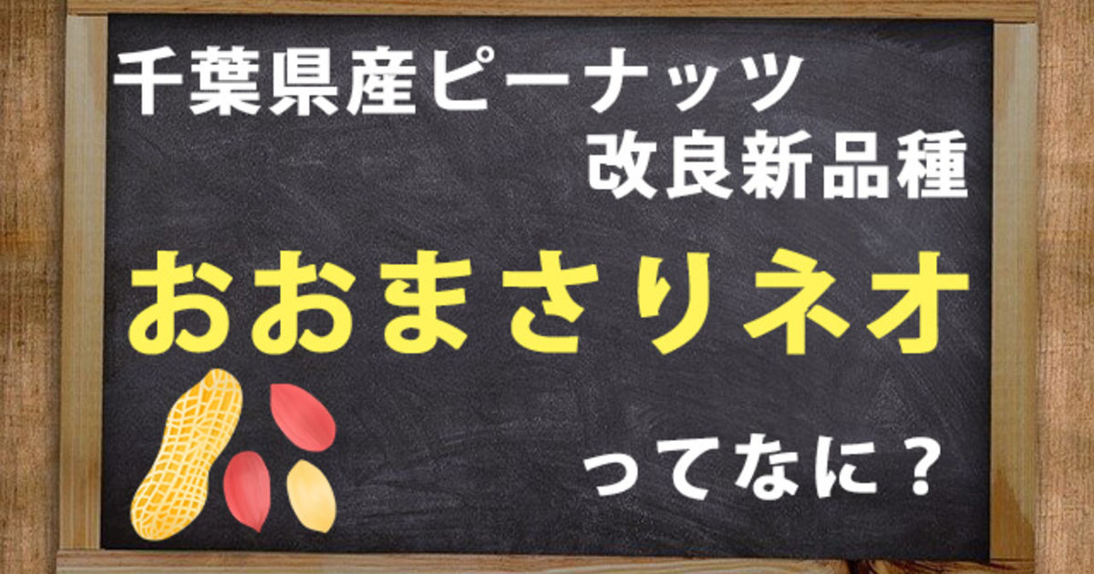 おおまさりネオとは？おいしいのか？千葉県産落花生についてプロ