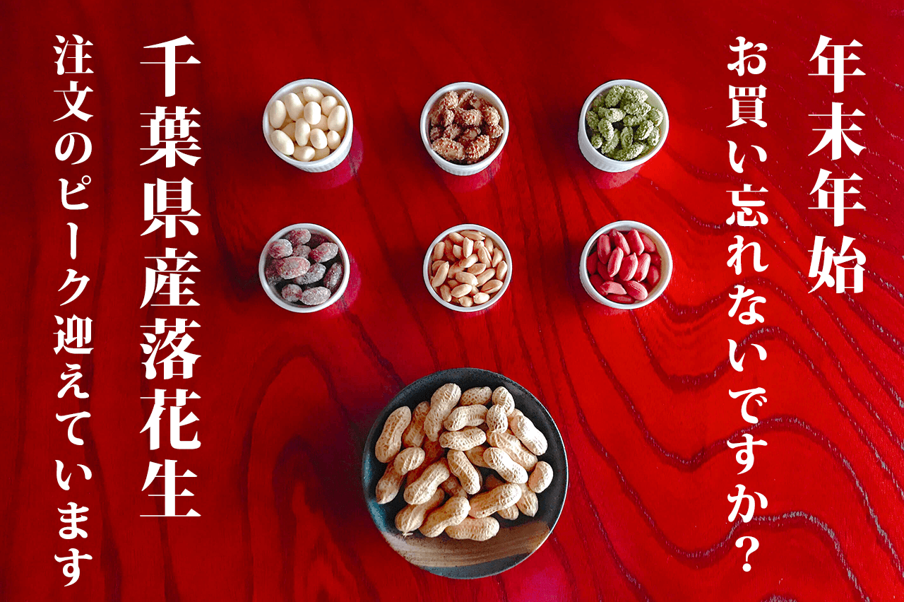 【2025年12月下旬】千葉県産落花生の注文ピーク！年末年始ギフト・帰省土産のおすすめ