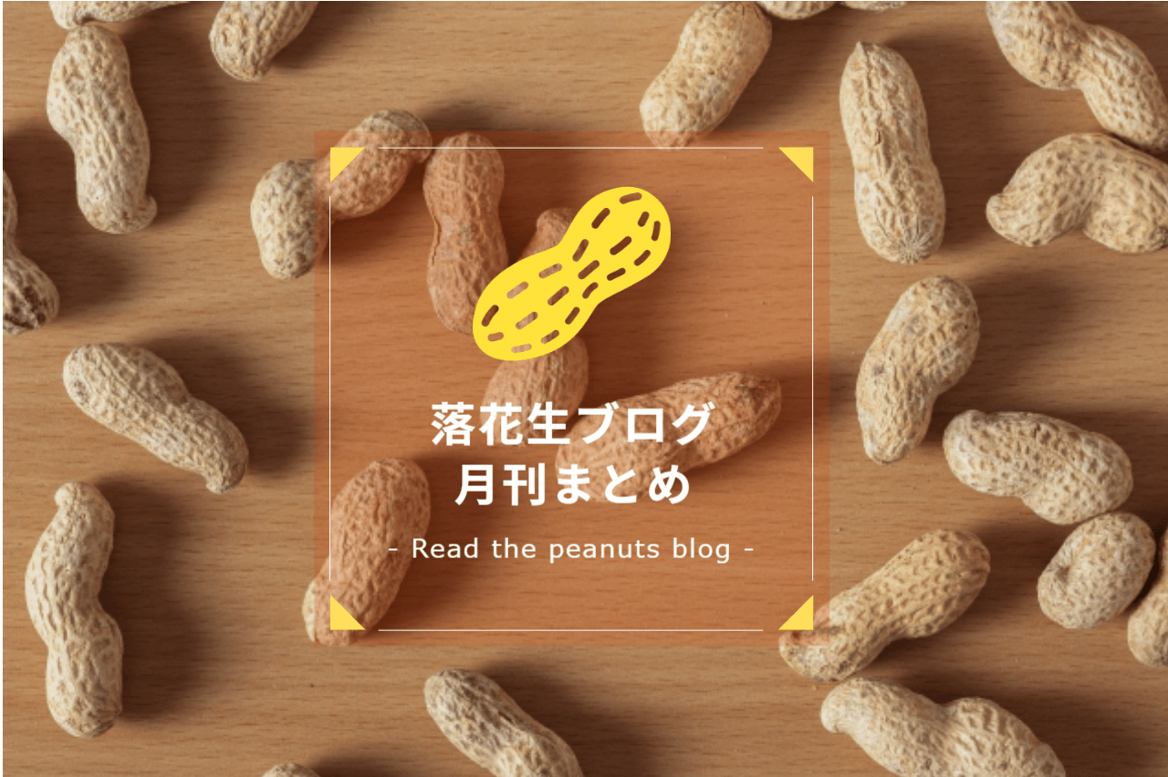 落花生ブログ2024年6月まとめ【7月号】