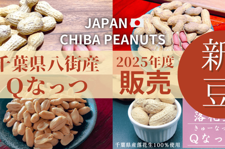 2025年度新豆！千葉県八街産いりざや落花生Qなっつ販売開始【石井進商店】