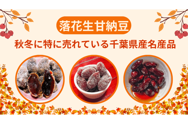 秋冬に売れている粒の大きい千葉県産の落花生甘納豆をご紹介！｜石井進商店