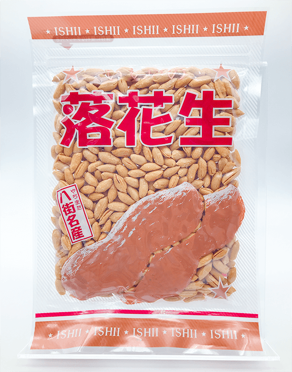 中粒バタピー千葉半立のパッケージ