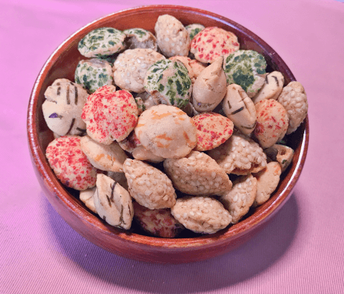 海鮮ミックス落花生に使われるエビ風味の豆菓子イメージ