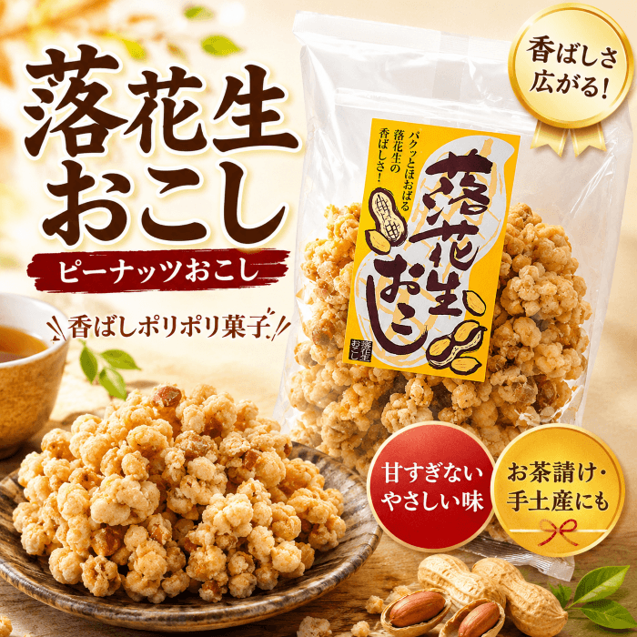 落花生おこし（ピーナッツおこし）の商品画像